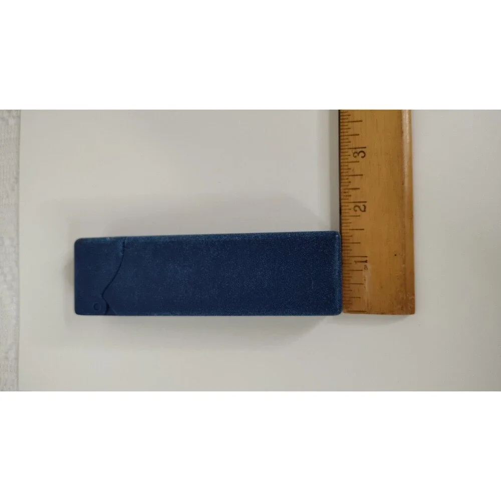 Vintage Tampax carrier case Blue